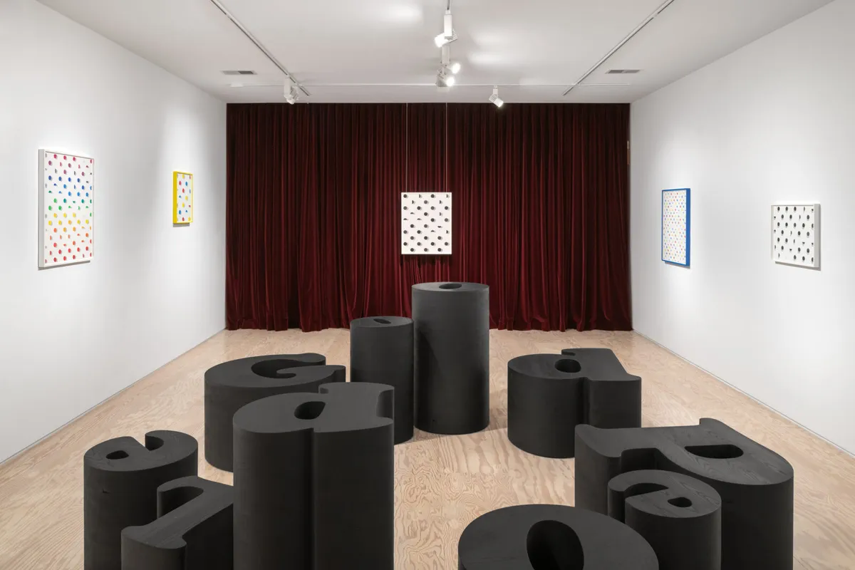 Installation view of Sadie Barnette: 28