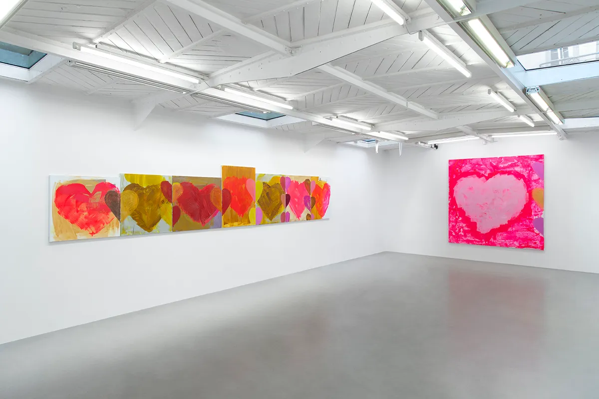 Installation view of David Hominal: Par cœur