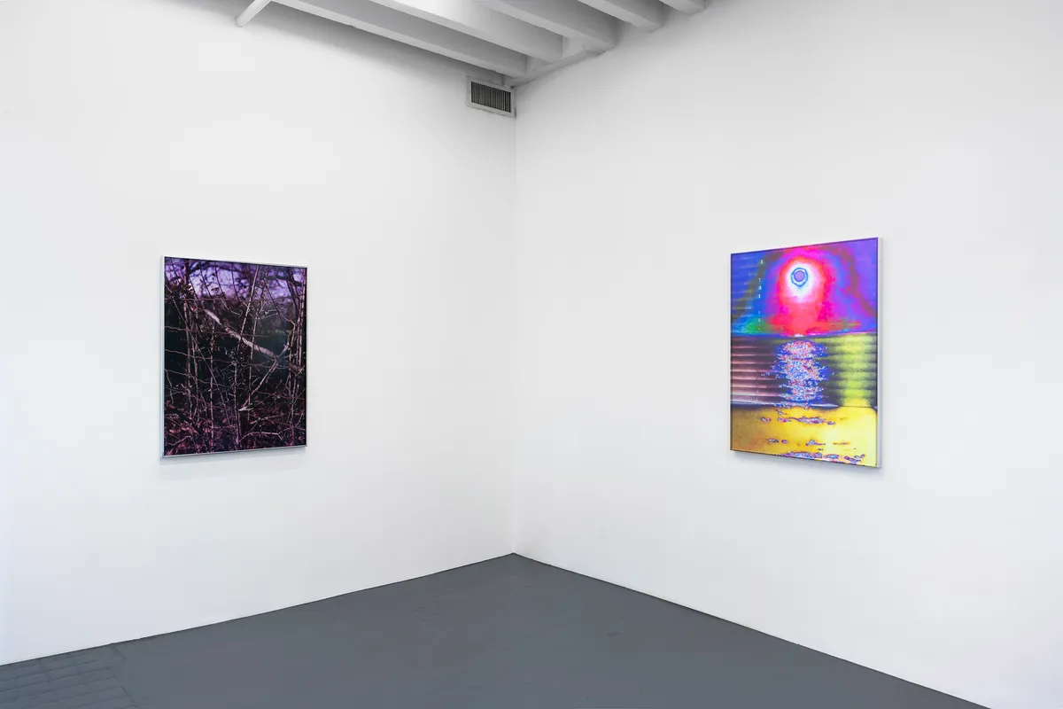 Installation view of Eileen Quinlan: Line Call