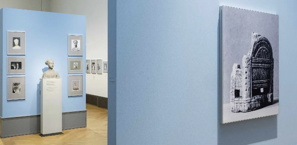Installation view of Photography Tells Sculpture