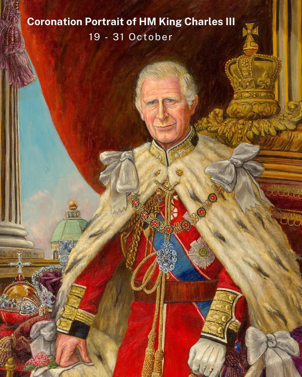 Suan-Seh Foo: Coronation Portrait of HM King Charles III