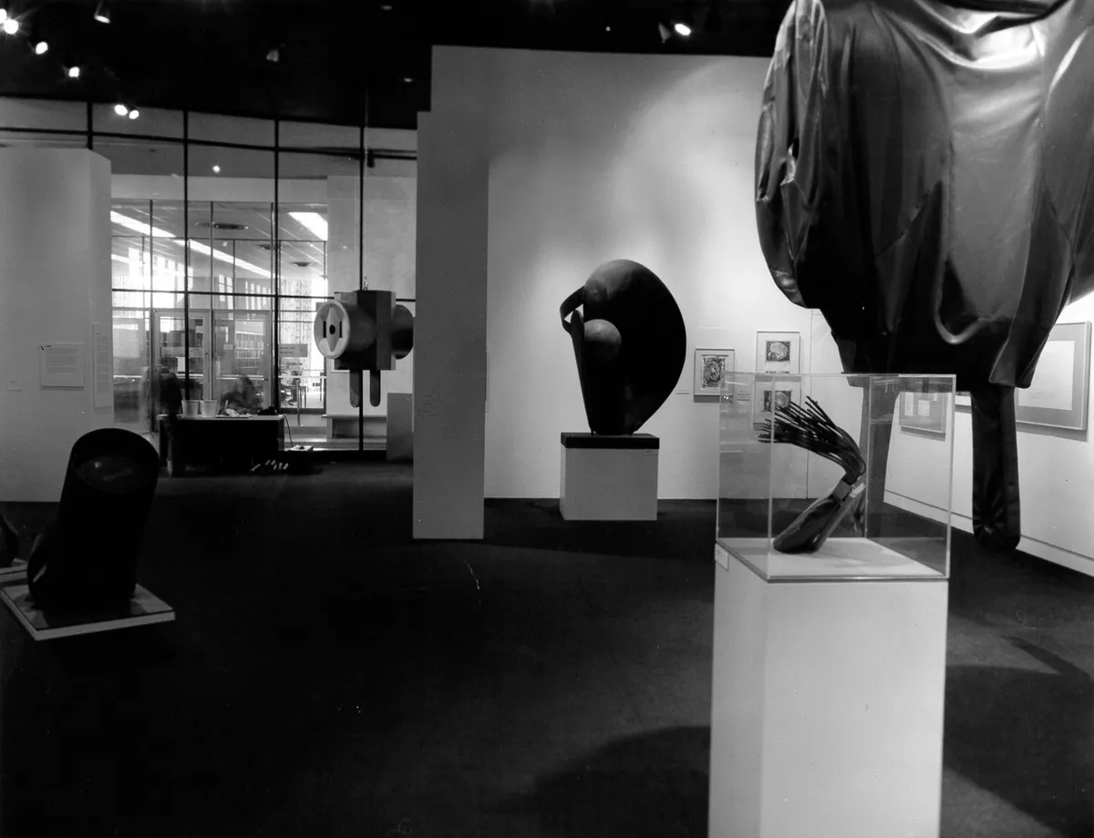 Installation view of Claes Oldenburg: Six Themes