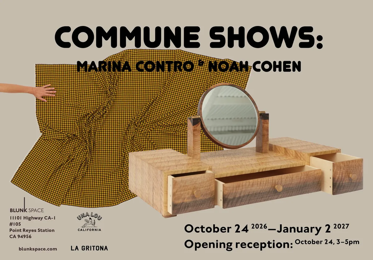 Installation view of Commune Shows: Marina Contro and Noah Cohen