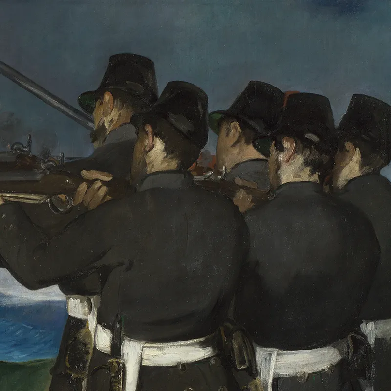 The Execution of Maximilian (detail)