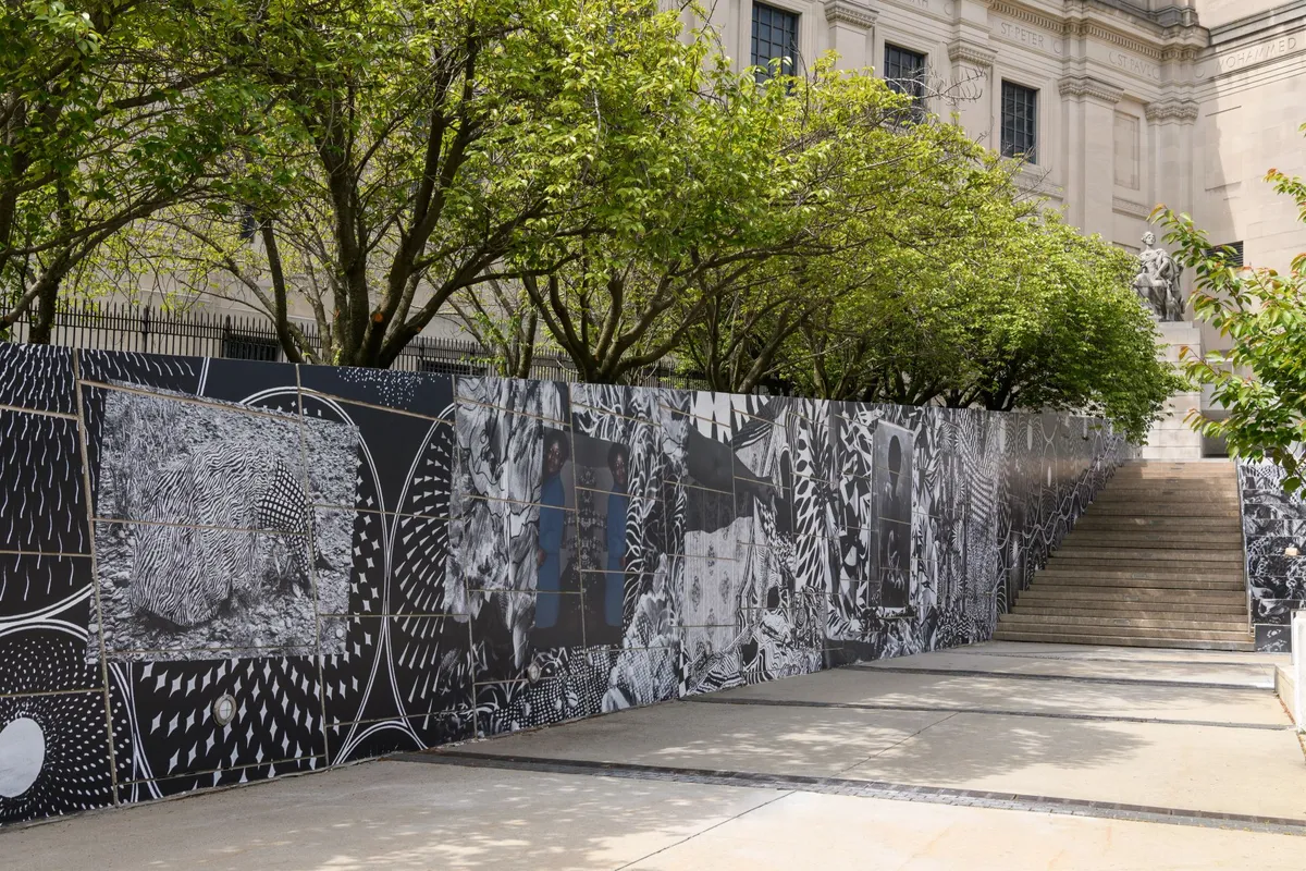 Installation view of Keisha Scarville: Where Salt Meets Black Water